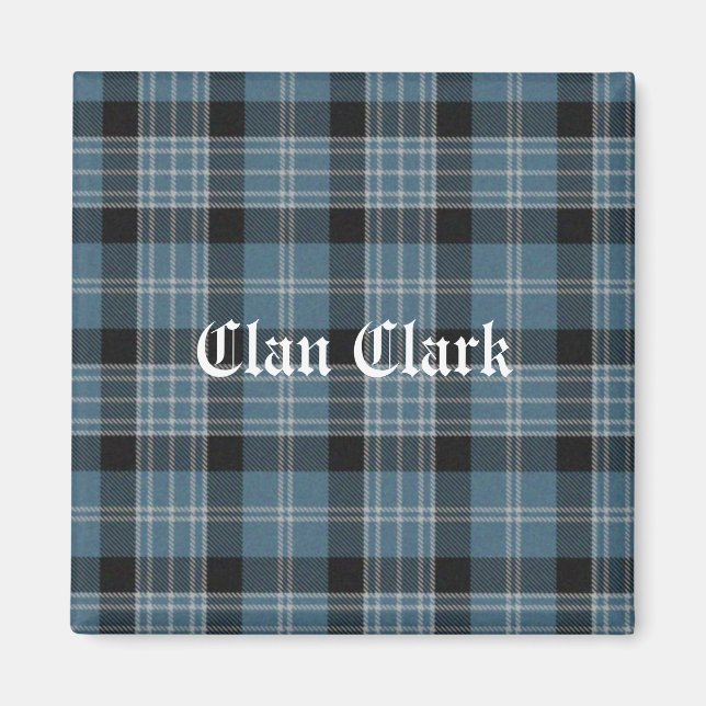 Imã Clan Clark Tartan (Frente)