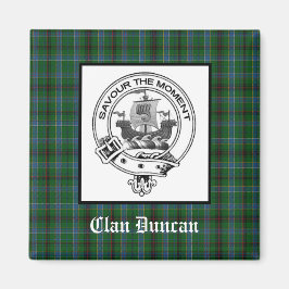 Imã Clan Duncan Crest Crachá & Tartan