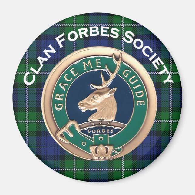 Imã Clan Forbes Society 3" Magnet (Frente)