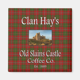Imã Clan Hay's Old Slains Castle Coffee Co. Magnet