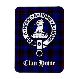 Ímã Clan Home Crest Crachá e Tartan