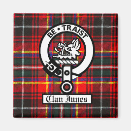Imã Clan Innes Crest Crachá e Tartan