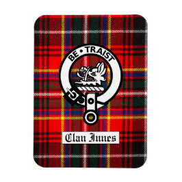 Ímã Clan Innes Crest Crachá & Tartan