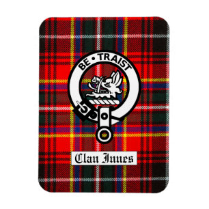 Ímã Clan Innes Crest Crachá & Tartan