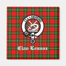 Imã Clan Lennox Crest Crachá & Tartan