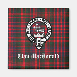 Imã Clan MacDonald Crest e Modern Tartan