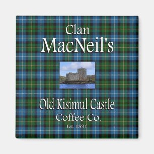 Imã Clan MacNeil, o Antigo Castelo de Kisimul Coffee C