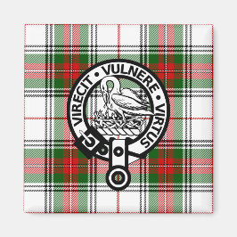 Imã Clan Stewart Tartan Crest Magnet