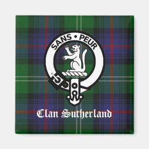 Imã Clan Sutherland Crest & Tartan