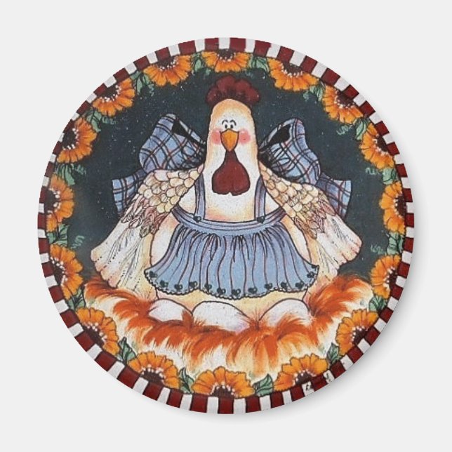 Imã Clara Cluckleworth Magnet (Frente)