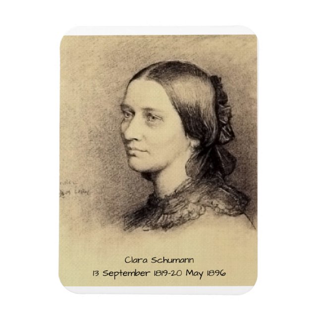 Ímã Clara Schumann (Vertical)