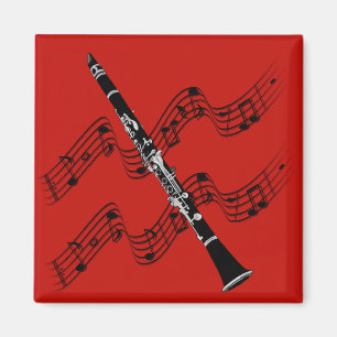 Imã Clarinet em Vermelho