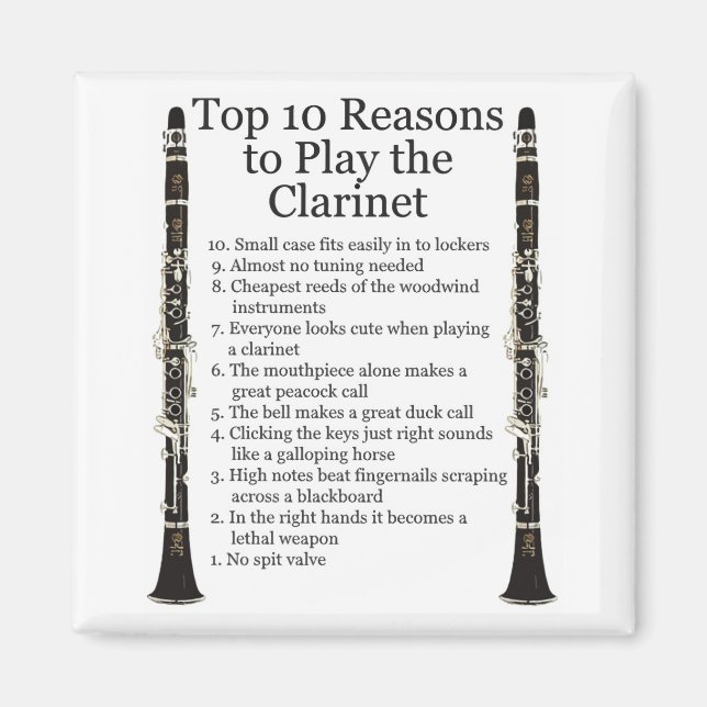 Imã Clarinet Top 10 (Frente)