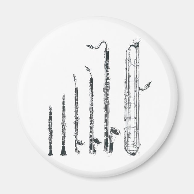 Imã clarinetes (Frente)