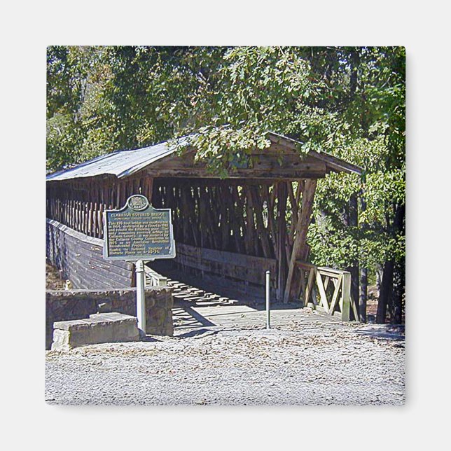 Imã Clarkson Covered Bridge Alabama (Frente)