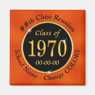 Imã Classe Black and Orange de 1970, 50 anos Reunião