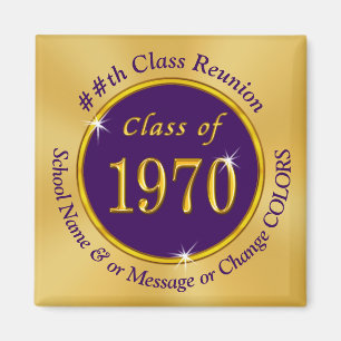 Imã Classe de 1970 Favoritos para festas, 55.a Reunião