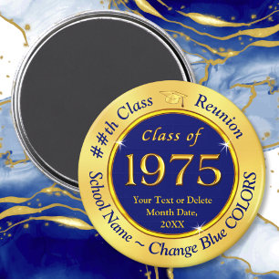 Imã Classe de 1975, Magnets de Reunião de Classe Perso