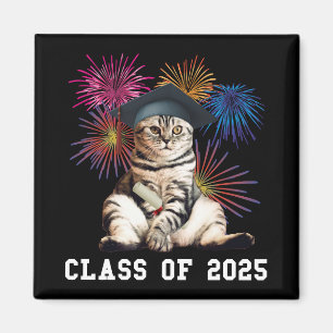 Imã Classe de 2025 Cat Lover