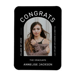 Ímã Classe de ano: parabéns, foto de formando