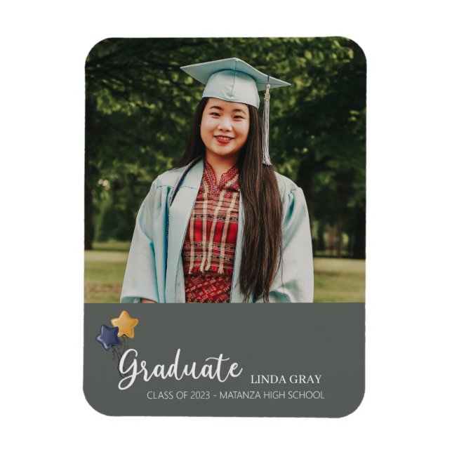 Ímã Classe de Formando segundo grau 2023 Moderno (Vertical)