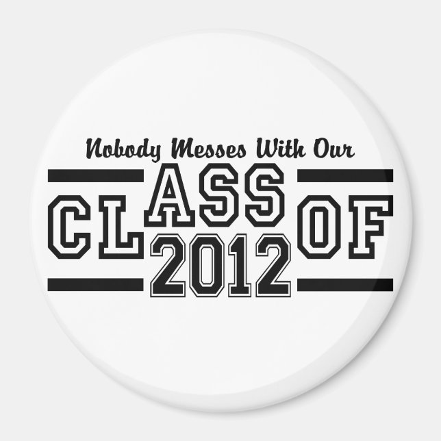 Imã CLASSE DE ímã 2012 - grande e personalizável (Frente)