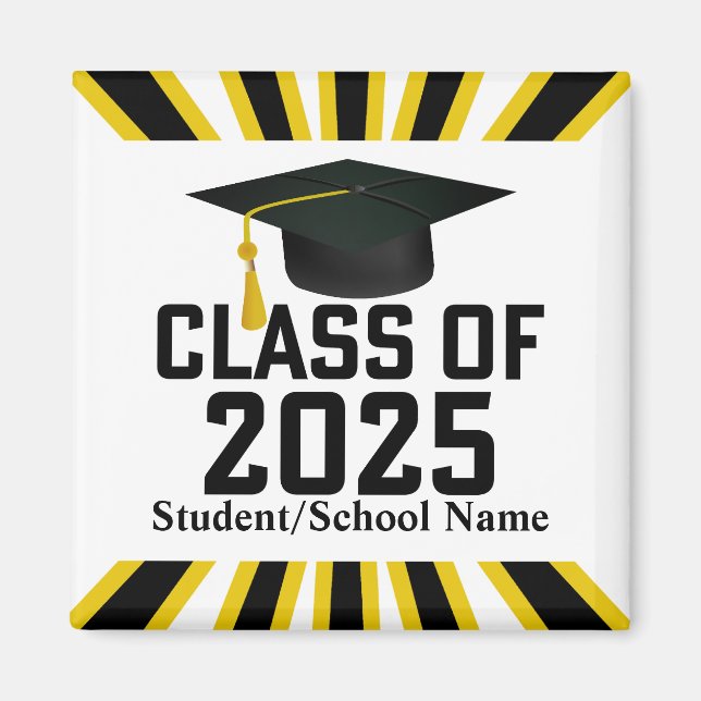 Imã Classe Letterman de Graduação 2025 (Frente)