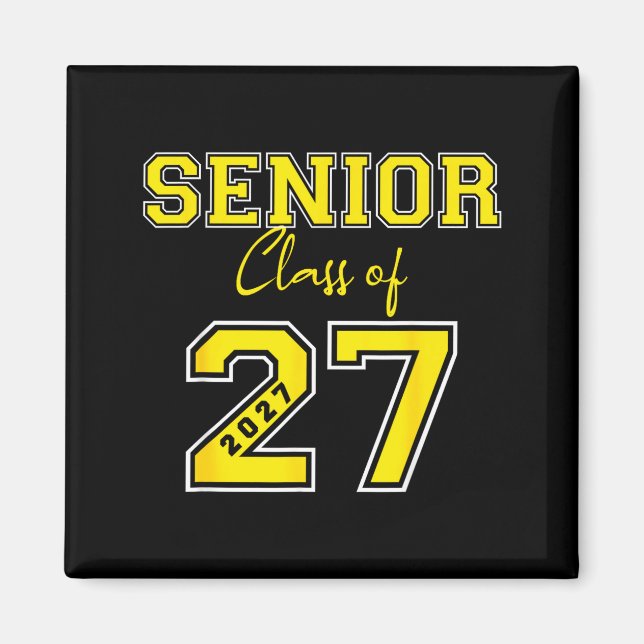 Imã Classe Mínima Senior 2027 Camisa Dourada (Frente)