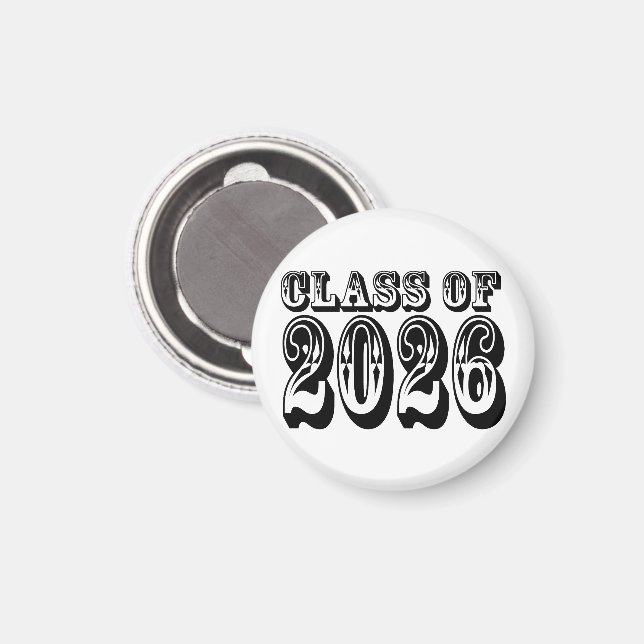 Imã Classe Ocidental de Graduação 2026 (Front/Back)