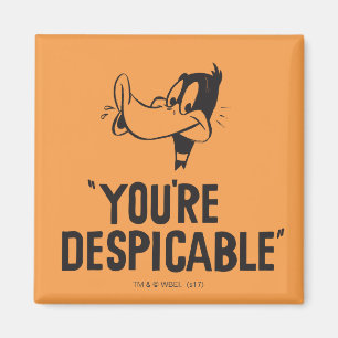 Imã Classic DAFFY DUCK™ "Você é desprezível"