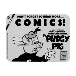 Ímã Classic PUDGY PIG (P.S.A.) Magnet 