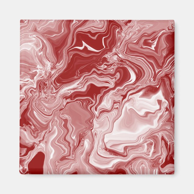 Imã Classic Red Marble (Frente)