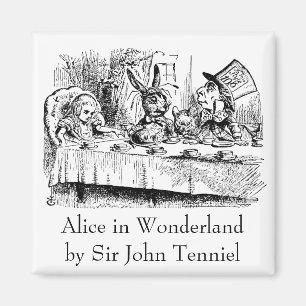 Imã Clássico Alice no País das Maravilhas, Cena do Chá