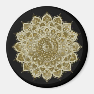 Imã Clássico Colorosamente Mandala Índia Estilo 4