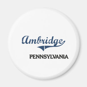 Imã Clássico da cidade de Ambridge Pensilvânia