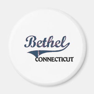 Imã Clássico da cidade de Connecticut do Bethel