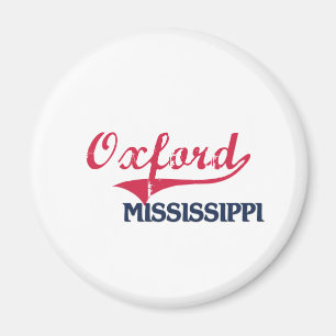 Imã Clássico da cidade de Oxford Mississippi