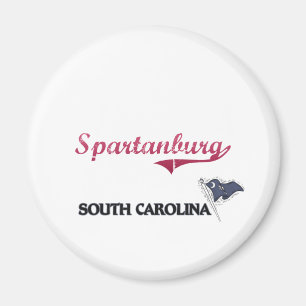 Imã Clássico da cidade de Spartanburg South Carolina