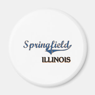 Imã Clássico da cidade de Springfield Illinois