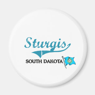 Imã Clássico da cidade de Sturgis South Dakota