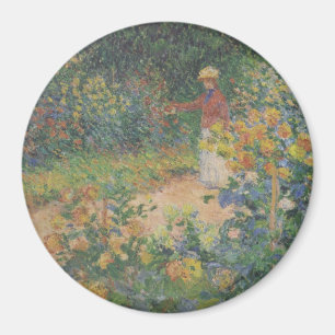 Imã Claude Monet 1895 Vintage in the Garden