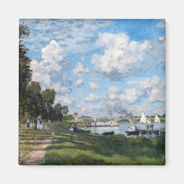 Imã Claude Monet - A Bacia do Argenteuil (Frente)