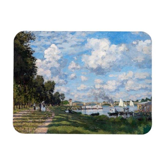 Ímã Claude Monet - A Bacia do Argenteuil (Horizontal)
