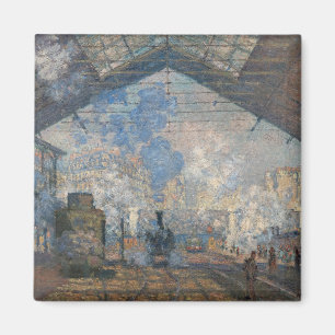 Imã Claude Monet - A Estação Saint-Lazare