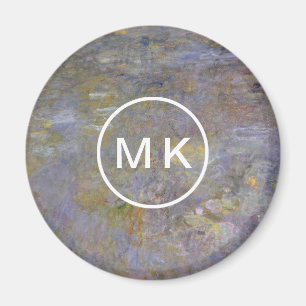 Imã Claude Monet   a lagoa de WaterLily