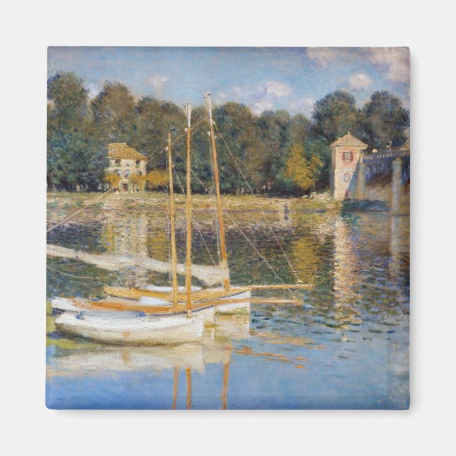 Imã Claude Monet - A Ponte Argenteuil (Frente)