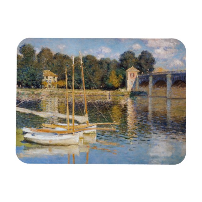 Ímã Claude Monet - A Ponte de Argenteuil (Horizontal)