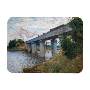 Ímã Claude Monet - A Ponte Ferroviária em Argenteuil