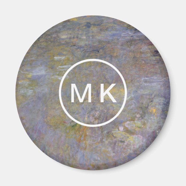 Imã Claude Monet | ÁguaLily Pond (Frente)