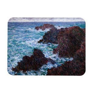 Ímã Claude Monet - As Rochas em Belle-Ile, Costa Selva